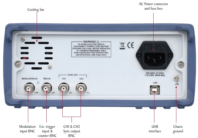 B&K Precision 4047B Dual Channel Function/Arbitrary Generator